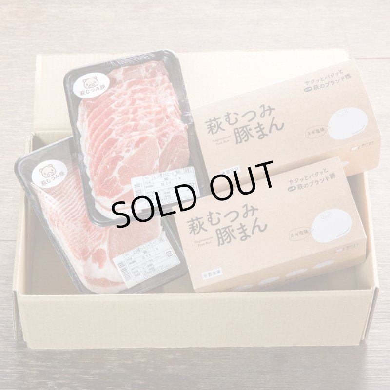 画像6: 萩むつみ豚まん・お肉手土産セット（保冷バッグ付き） (6)